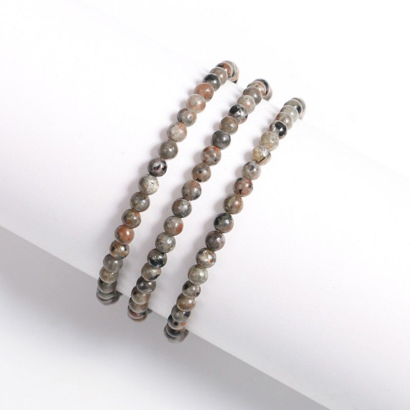 Halloween Bracelet Natural Yooperlite Stone Bracelet UV Reactive Stone Bracelet gallery