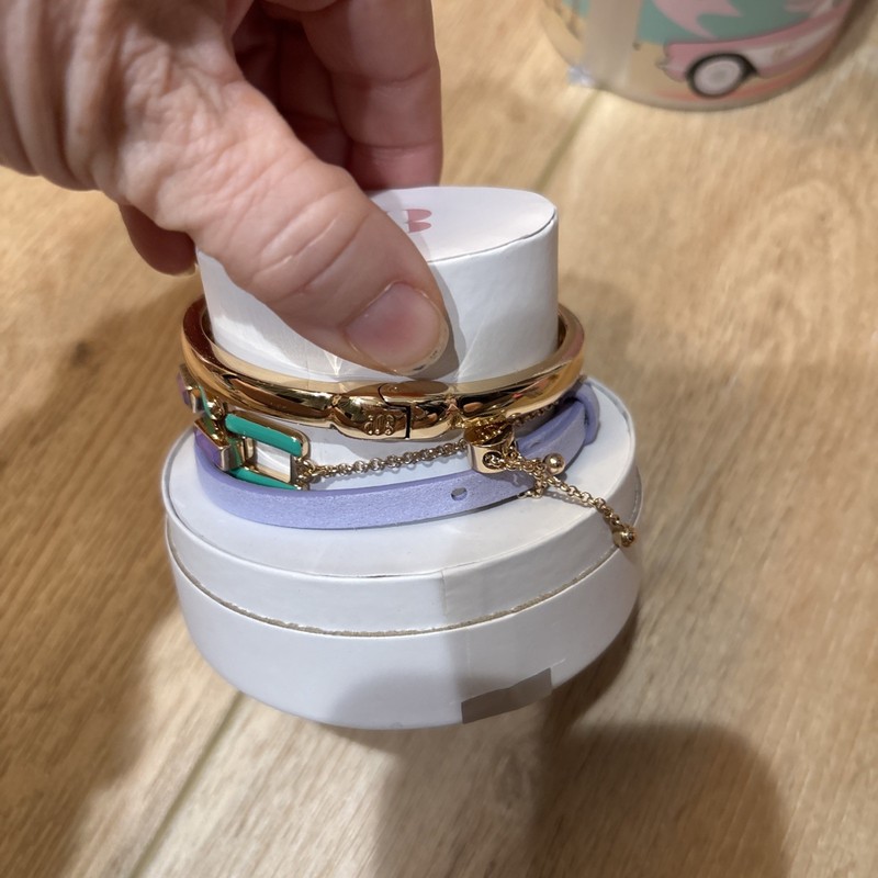bomb Party Summer Stacks 2026 Emerald Eden Gold Plating Bracelets gallery