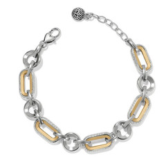 NWTag Brighton MEDICI Two Tone Link Bracelet MSRP $138