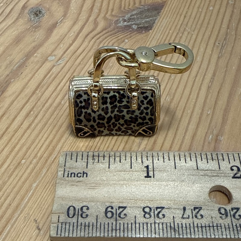 2013 JUICY COUTURE LEOPARD HANDBAG CHARM (RARE) YJRU7087 No BOX gallery