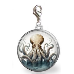 Octopus Sea Life Clip On Charm Bracelets Zipper Pull Purse Charm Handcrafted