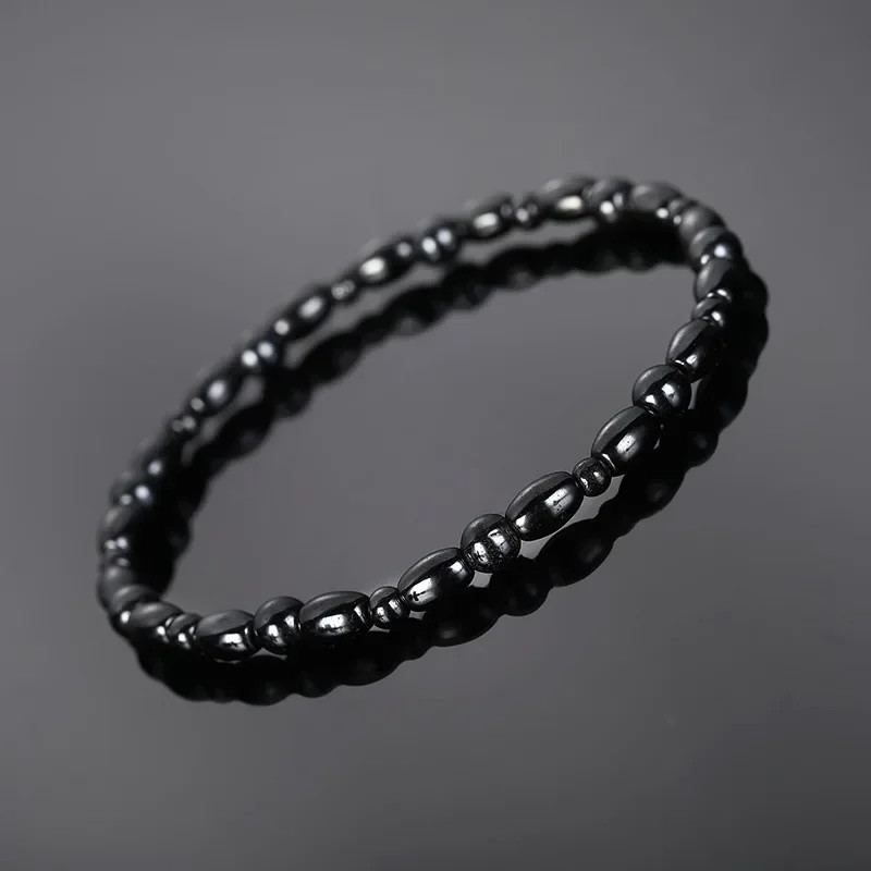 2Pcs Magnetic Weight Loss Effective Anklet Bracelet Black Gallstone Slimming Sti gallery