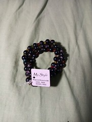 Lot of 3 Magnetic Hematite Beaded Multi-Color Stretchy Bracelets- My Style