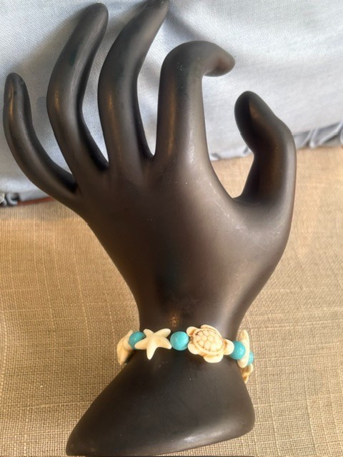 turtle and starfish stretch bracelet gallery