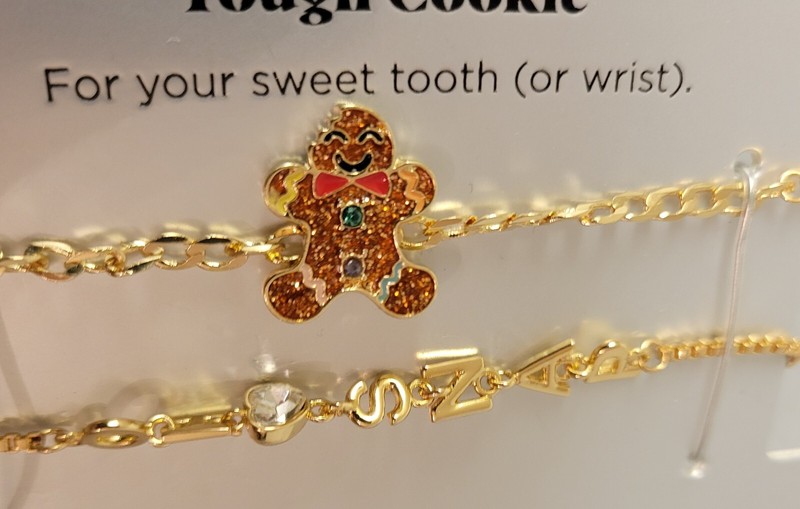 Sugarfix Baublebar Christmas Bracelet Tough Cookie Gingerbread Set Oh Snap Cubic gallery