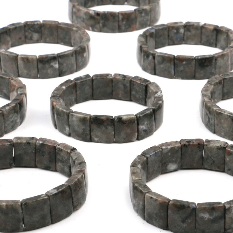1pc Natural Yooperlite Bracelet Halloween Stone Bracelet UV Reactive Yooperite gallery