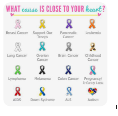 NEW Origami Owl Causes Awareness Force For Good Charms Free Shipping gallery