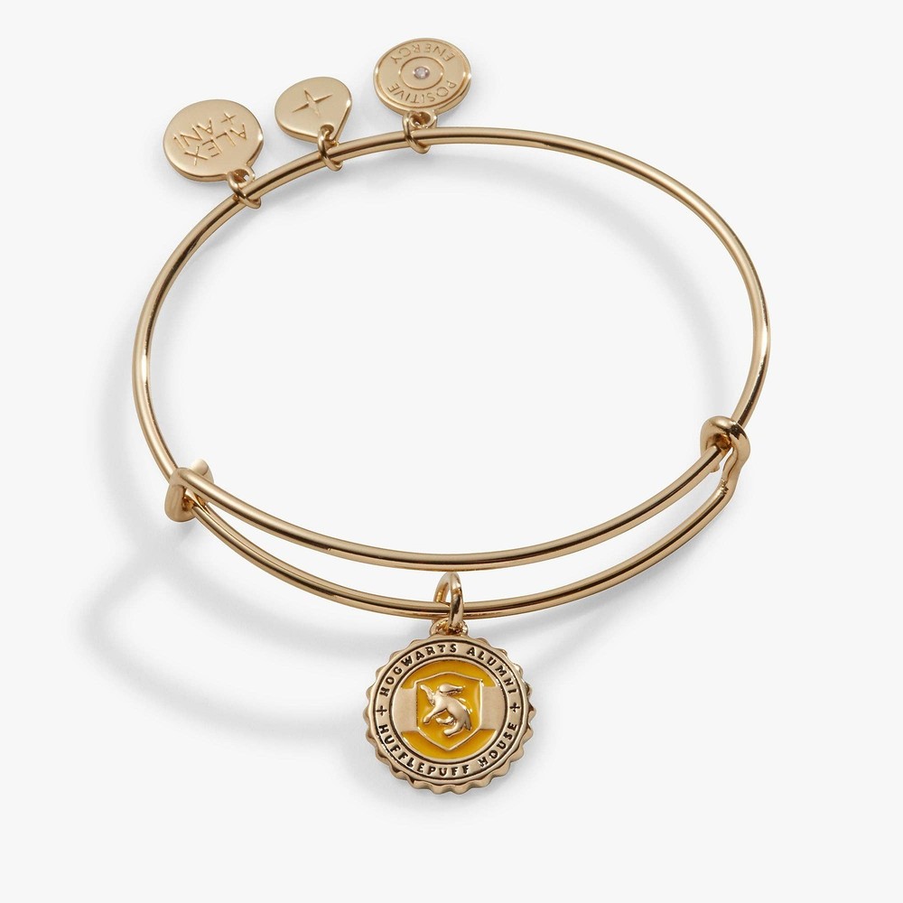 Alex and Ani - Harry Potter Hufflepuff House Charm Bangle Gold