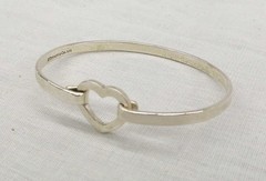 TIFFANY & Co. Heart Hook Bangle 925 Used