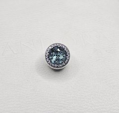 Authentic Pandora Glacier Blue Radiant Heart (RETIRED)