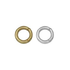 10mm Gold/Silver Round Spring Gate Ring Clasp, Sku#Y710