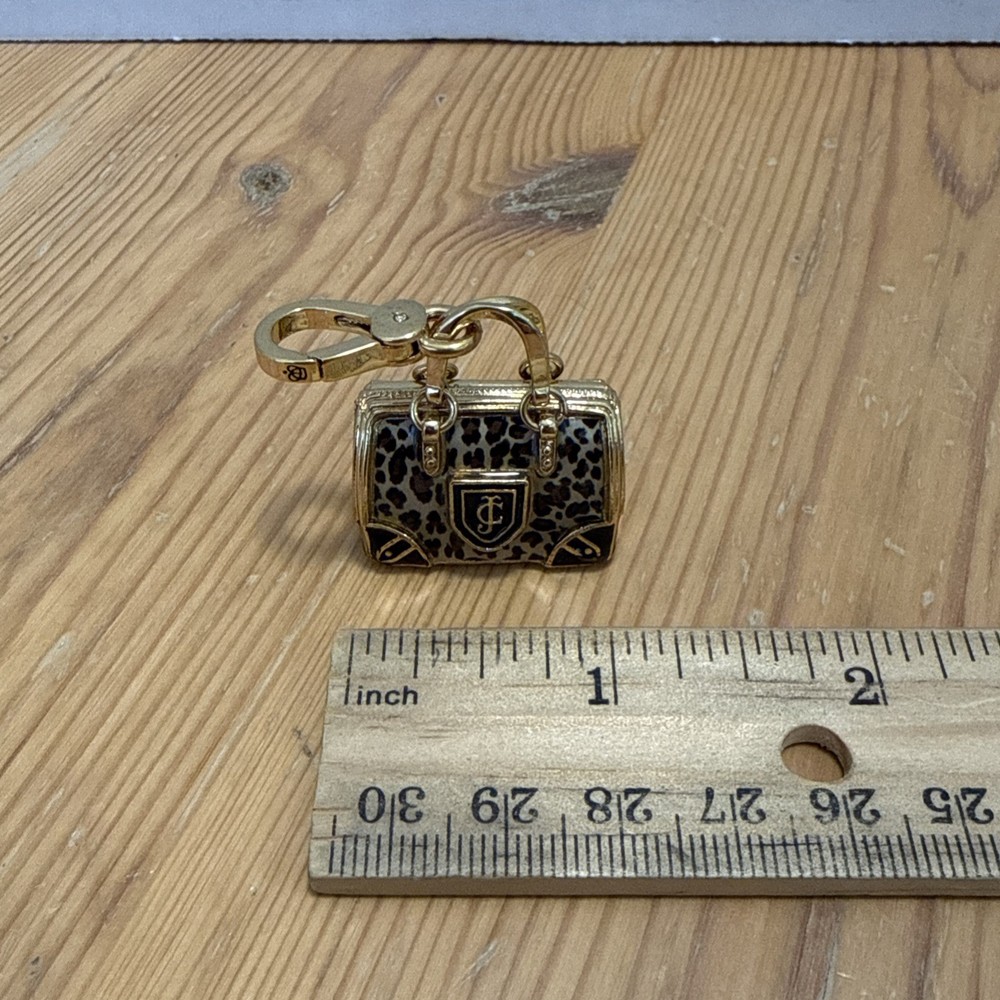 2013 JUICY COUTURE LEOPARD HANDBAG CHARM (RARE) YJRU7087 No BOX