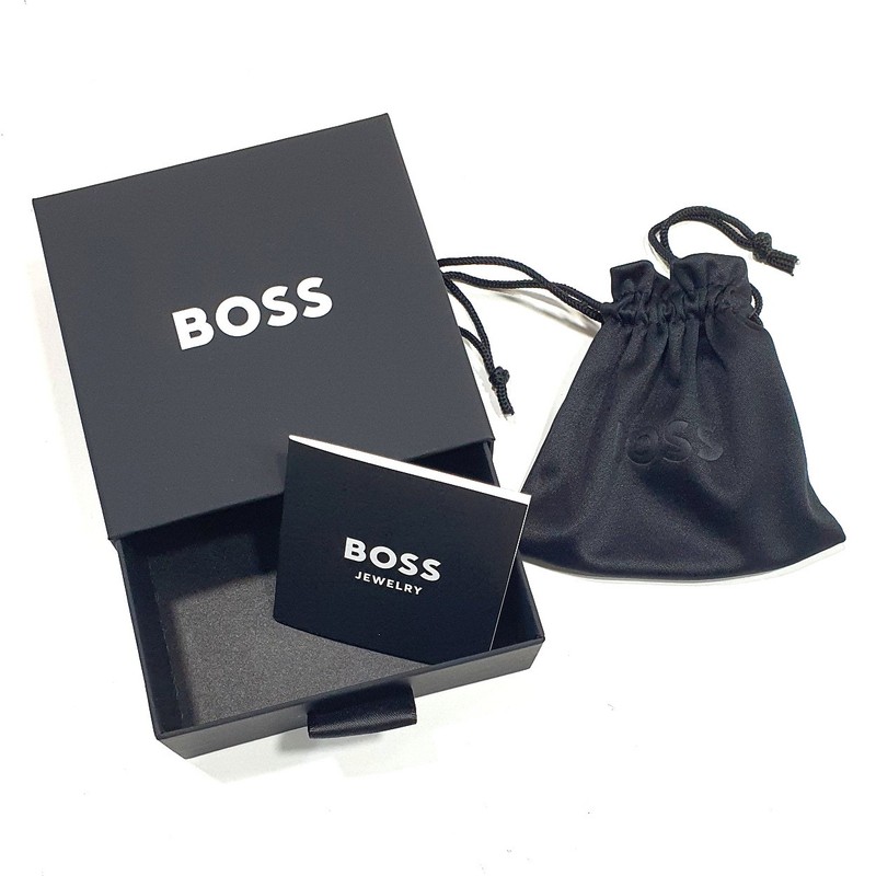 Boss 1580728M Men's Link Bracelet Stainless Steel Black 20Cm gallery