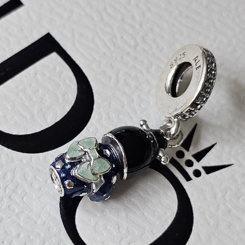 Pandora Kokeshi Doll Dangle Charm – 791412ENMX (Japanese Doll, Enamel, Retired) gallery
