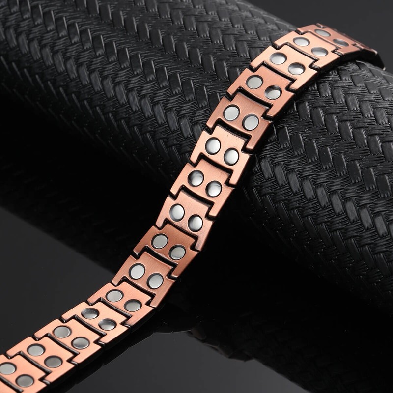 Copper Magnetic Bracelet Men Women Arthritis Pain Relief Balance Energy Power gallery