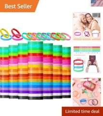 Bulk 200 Colorful Jesus Loves You Wristbands – Ideal for Celebrations and Gifts
