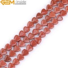 Natural Rose Quartz Aventurine Heart Shape Spacer Loose Beads Strand 15″ 10mm