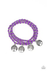 🩷 Paparazzi: Plant A Tree ~ Purple Bracelet