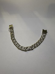 Solid Silver Cuban Link bracelet