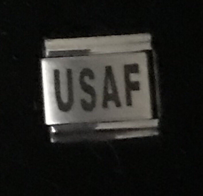USAF Laser WHOLESALE ITALIAN CHARM Link 9MM K2022BG10 gallery