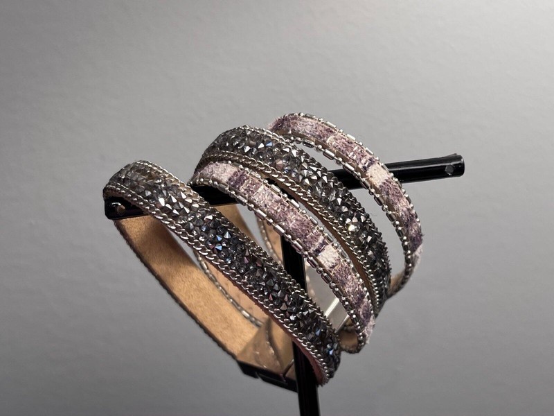 Express Women’s Multi-Strand Wrap Bracelet w/ magnet turn lock clasp gallery