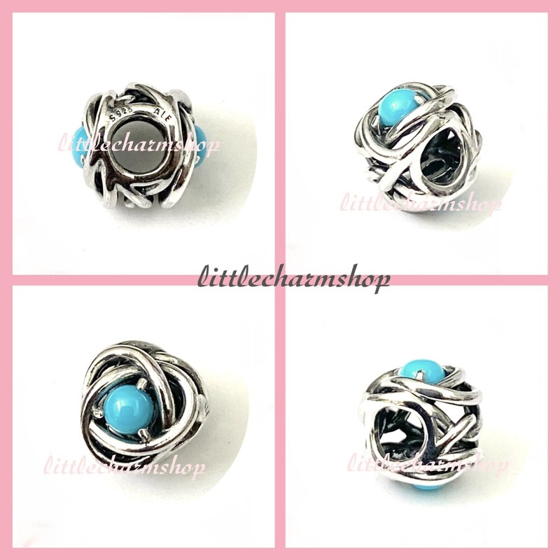 NEW Authentic PANDORA December Crystal Birthstone Eternity Circle Charm -RETIRED gallery