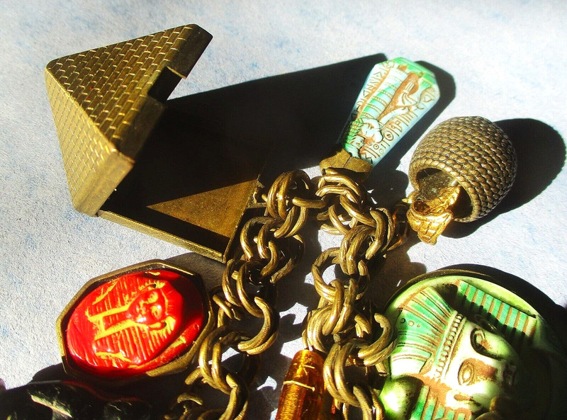 VINTAGE 2004 "GOLDEN AGE OF PHARAOHS" BRACELET BY SWEET ROMANCE - LOS ANGELES gallery