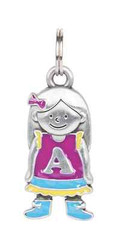 NEW STYLE MY Kids Girl Child Shaped Initial Charms Letters A thru L