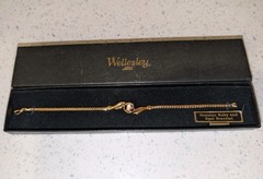 Wellesly Gold Tone Genuine Opal and Ruby Serpentine Bracelet New in Box