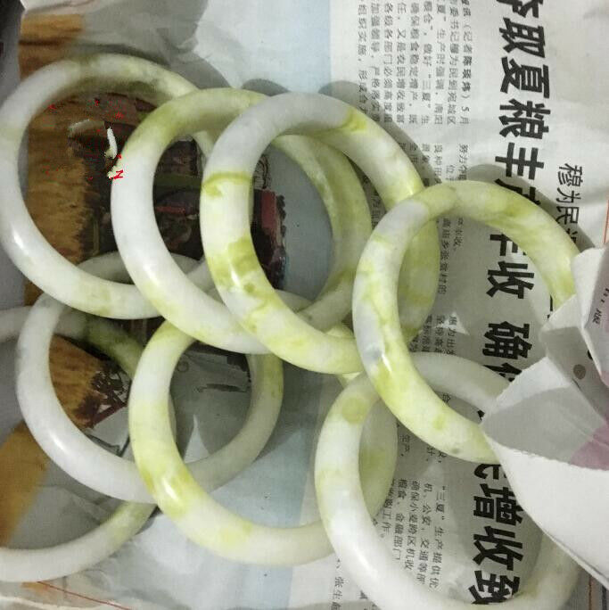 Natural jade bracelet Lady jewellery woman Fine jewelry hand-carved 56-64mm gallery