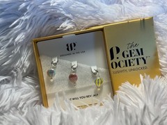 The BP Gem Society Exclusive Charm Cubic Zirconia Ultra Rare CH83257 Silver Pl