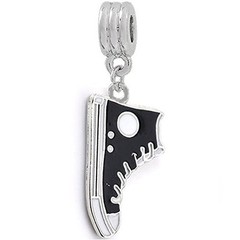 Converse Shoe Dangle Charm European Bead Compatible for Most European Snake Chai