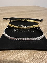 Men And Women Simple Minimalist Fashion Jewellery Bracelet 20.5cm 8 Inches 5mm