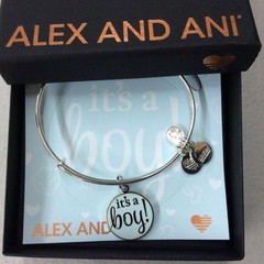 Alex and Ani Women’s Color Infusion It’s A Boy Bangle Bracelet