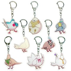 Hatoful Boyfriend Acrylic Charm set by Moa x ESC