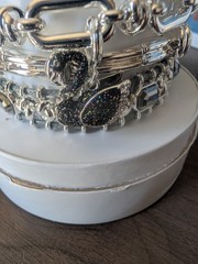 Bomb Party 2026 Spring Stacks “The Black Swan” Silver plated