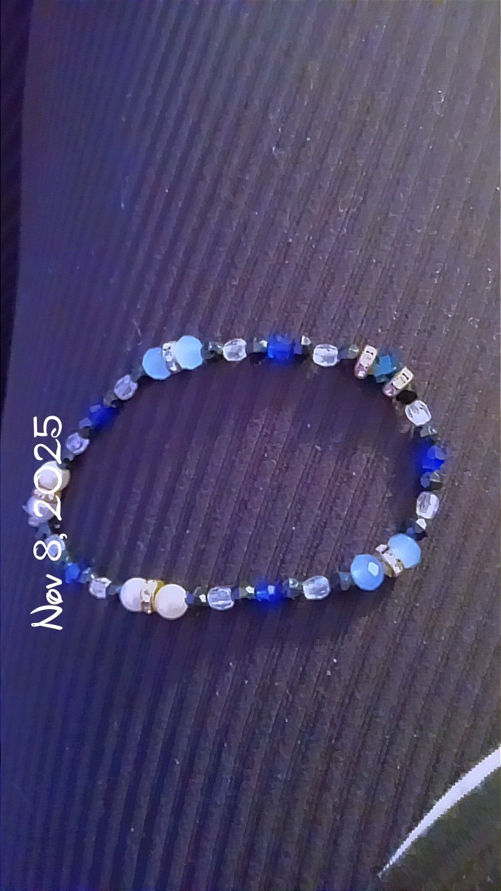 Blue Beaded Bracelet gallery