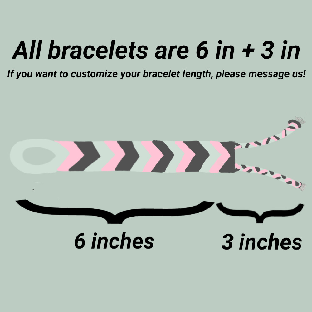 Sunset Friendship Bracelet/Anklet Set of 3 Adjustable Handmade 6 in High Quality gallery