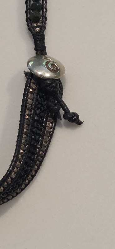 ​Boho Stacked Bracelet & Watch Lot: Charm Bracelet, Stretch Cuff, Wrap Watch gallery