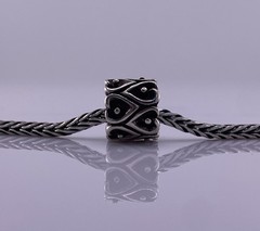 Elfbeads Sterling Silver Hearts Spacer Charm Bead 925 New
