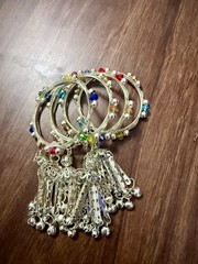Fashion Eastern Paki Style Metal Bangle Set for age 2 to 4 years old! Brand New!