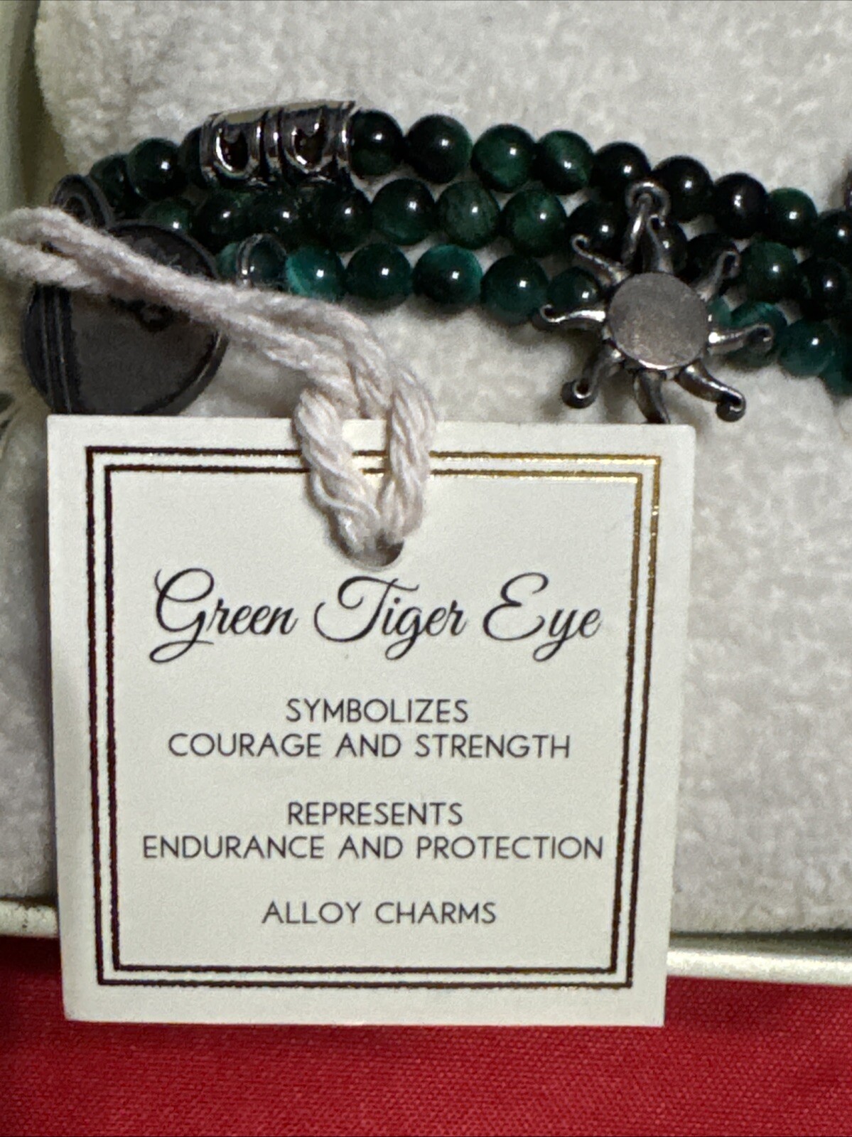 Arm Candy By Eye Candy Los Angeles Sun Stars Moon Tiger Eye Bracelet Protection gallery