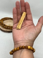 6 mm Palo Santo Wood Beads Bracelet hand-crafted made for meditation, relaxation