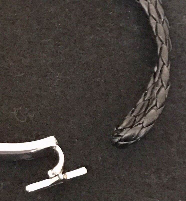 SISTERS ARE LIKE STARS Set of 2 Identical NEW NIP Silver tone & Braided Leather gallery