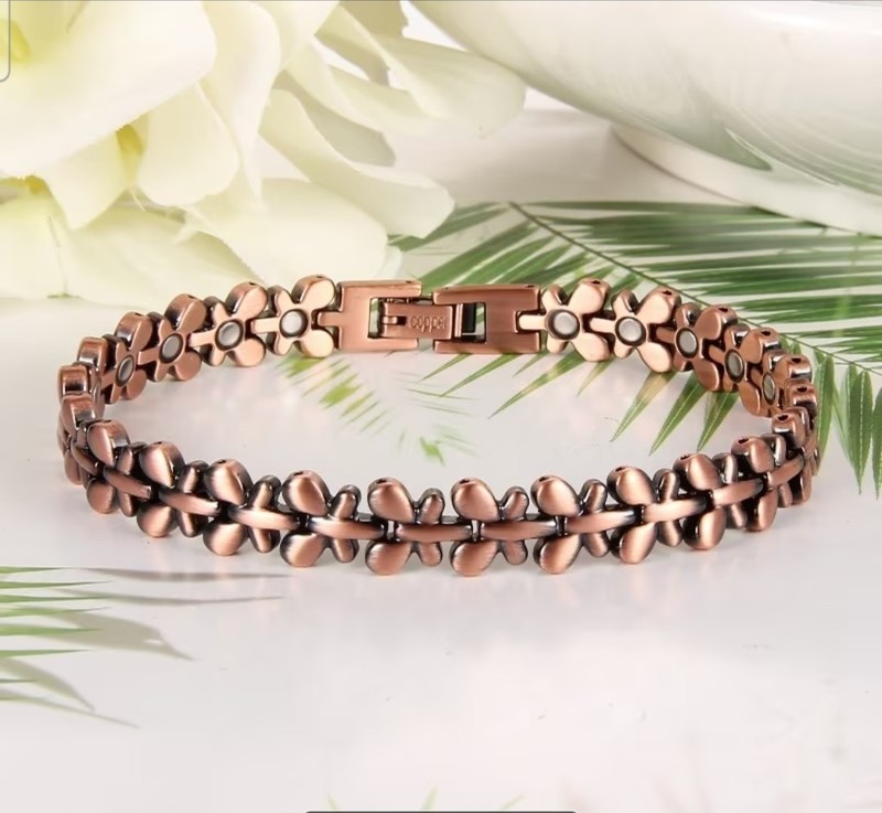 Pure 99% 2 For 1 Copper Adjustable Butterfly Open Bracelets gallery