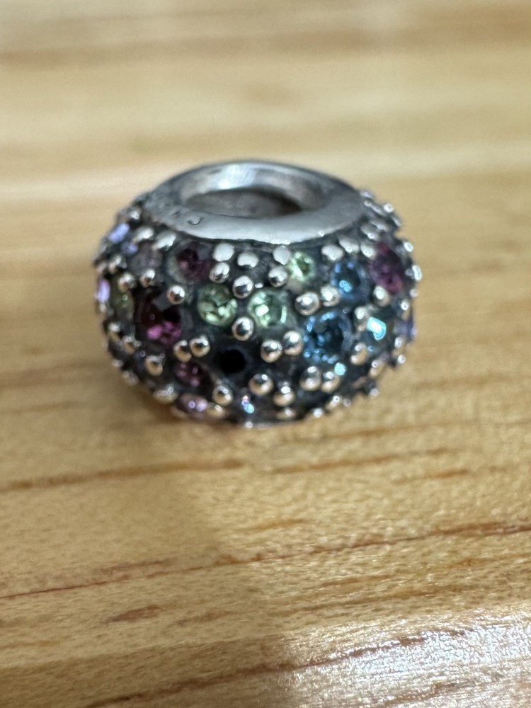 Chamilia 925 Silver Multicoloured Crystal Kaleidoscope Charm