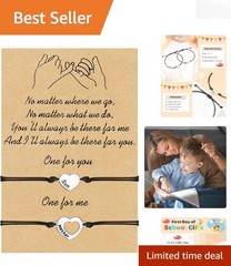 High-Quality Adjustable Heart Bracelets for Moms and Sons – Precious Connection