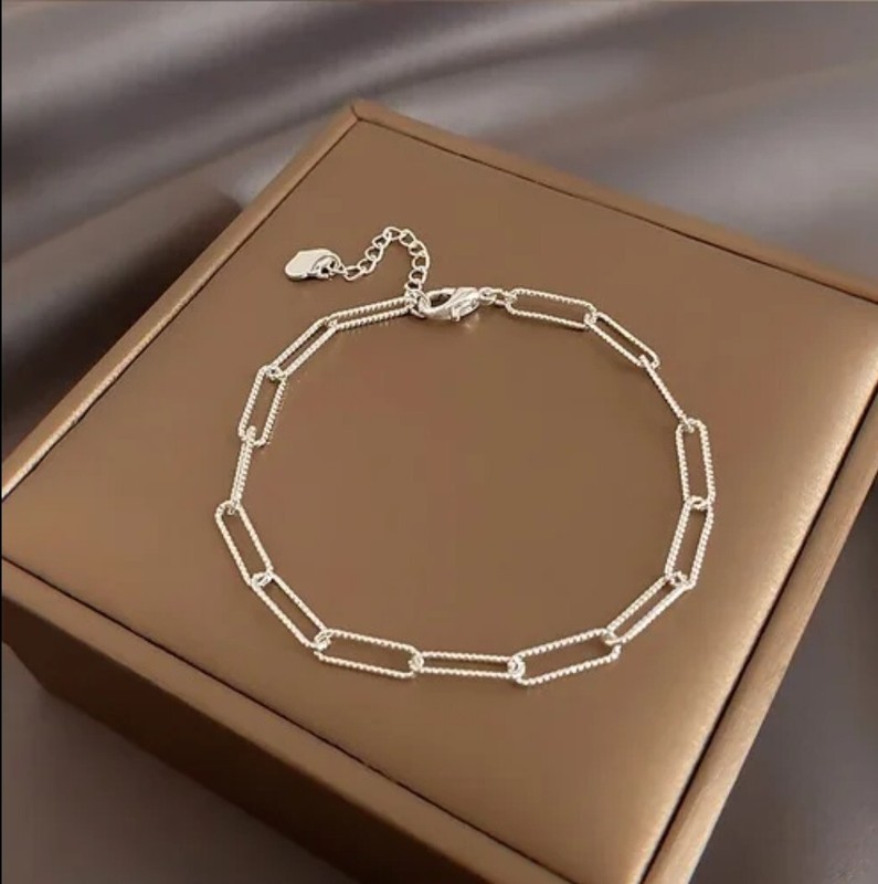 Womens Fashion Jewelry Bracelet Silver Link Chain Bracelets Petite Links 101 gallery