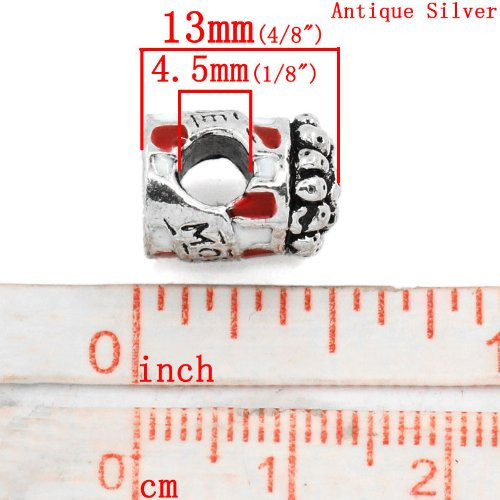 Movie Charm Popcorn Bag Bead European Bead Compatible for Most European Snake Ch gallery