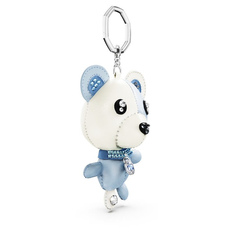Swarovski Crystal Teddy Bag Charm, Bear, Blue, Rhodium Plated 5733771 gallery